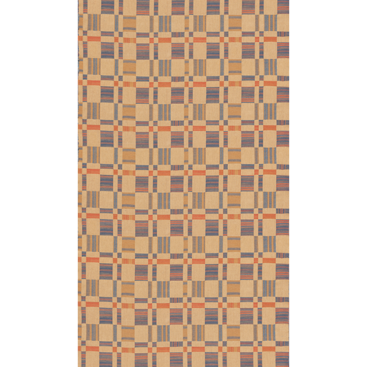 Mulberry Home | Charlton Check fabric - Blue/Red