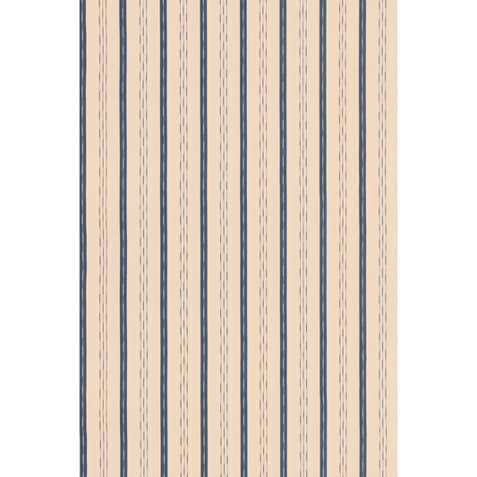Mulberry Home | Awning Stripe fabric - Indigo