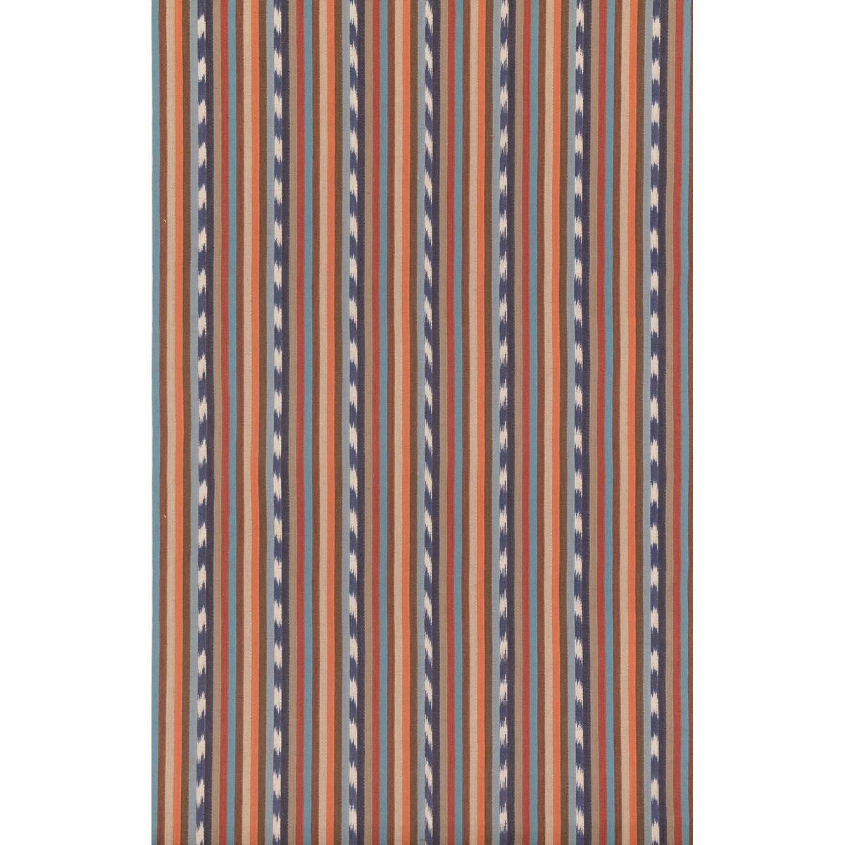 Mulberry Home | Manor Stripe fabric - Blue/Red