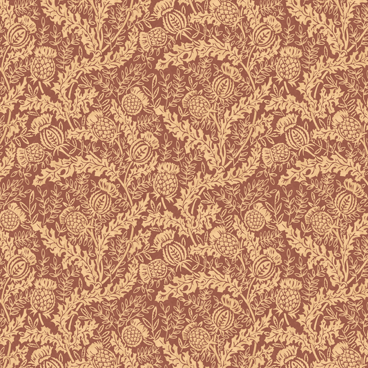 Mulberry Home | Mulberry Thistle wallcovering - Plum