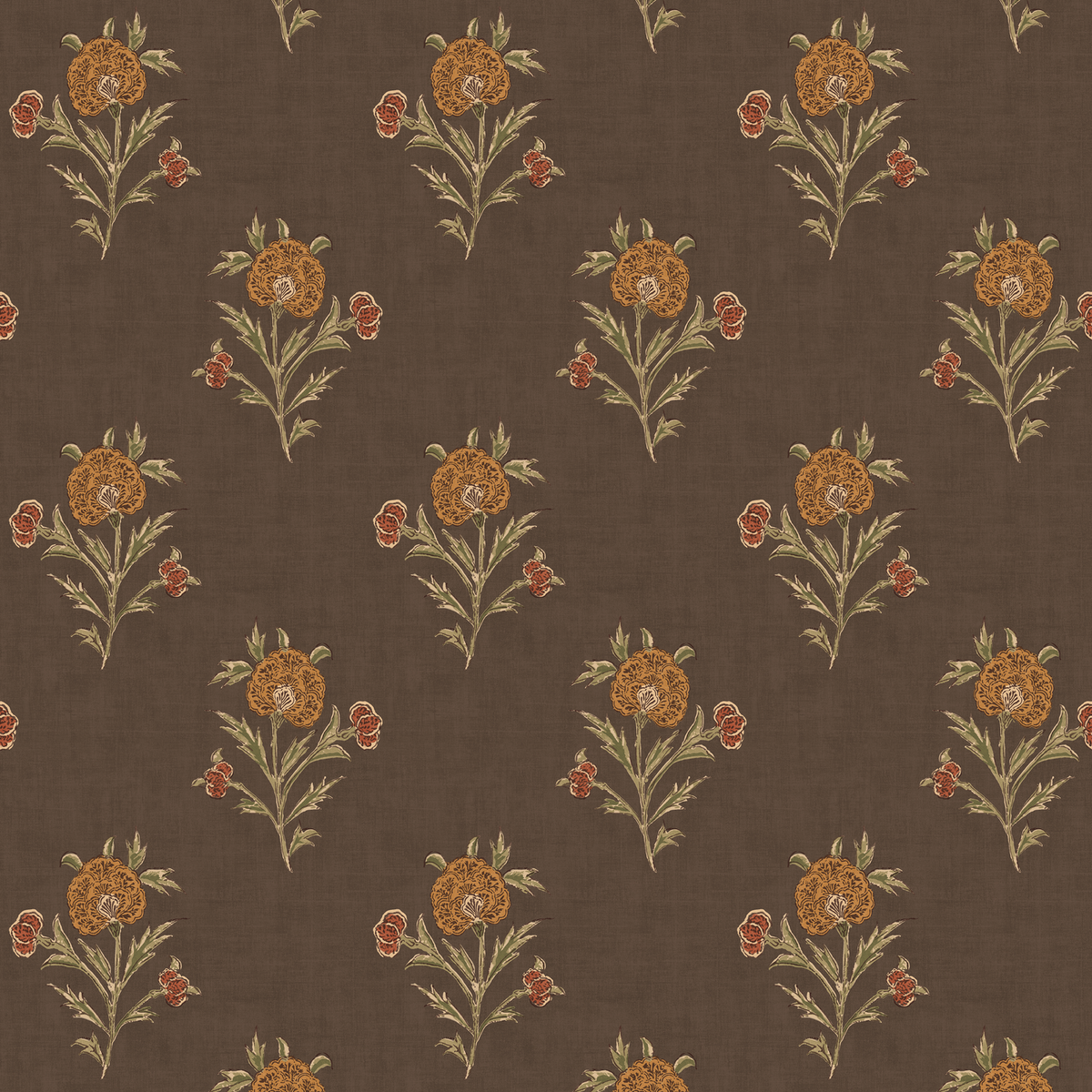 Mulberry Home | Somerton wallcovering - Espresso