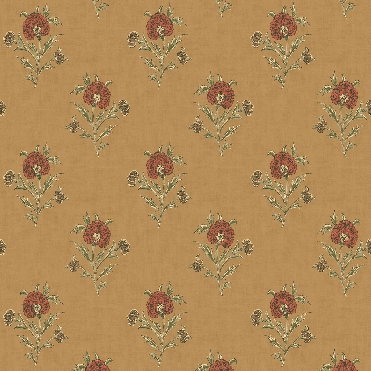 Mulberry Home | Somerton wallcovering - Ochre