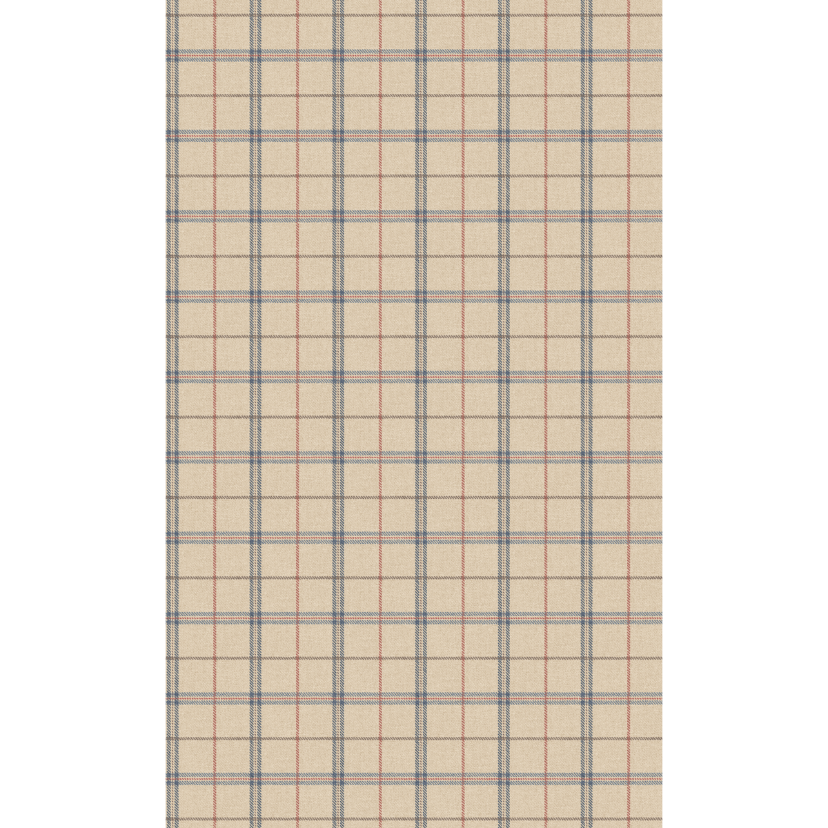 Mulberry Home | Islay wallcovering - Blue/Red