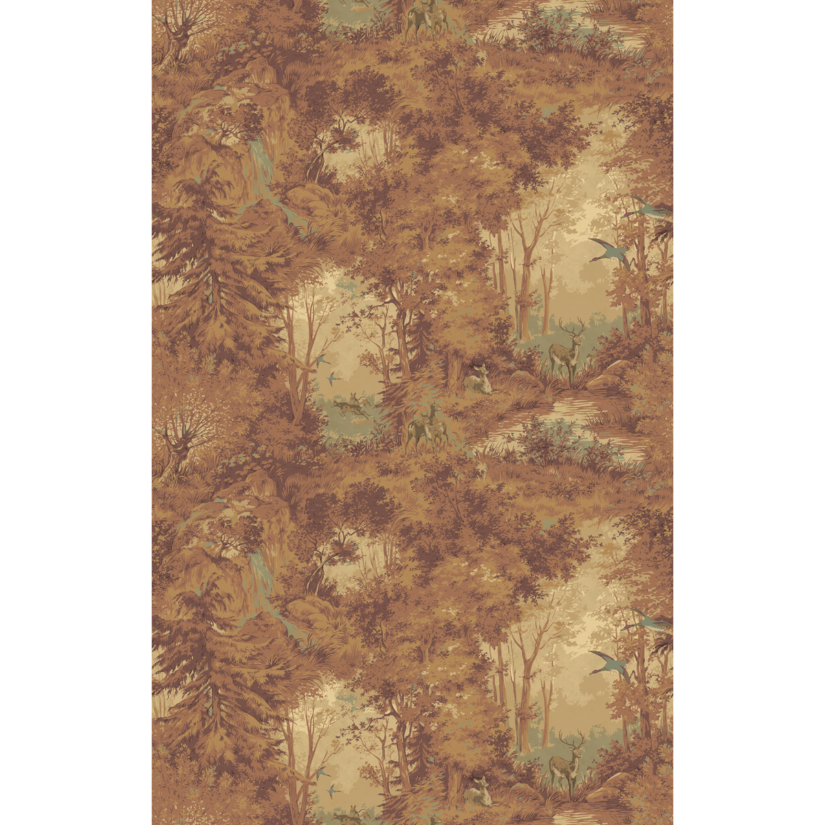 Mulberry Home | Mulberry Woodland wallcovering - Autumn