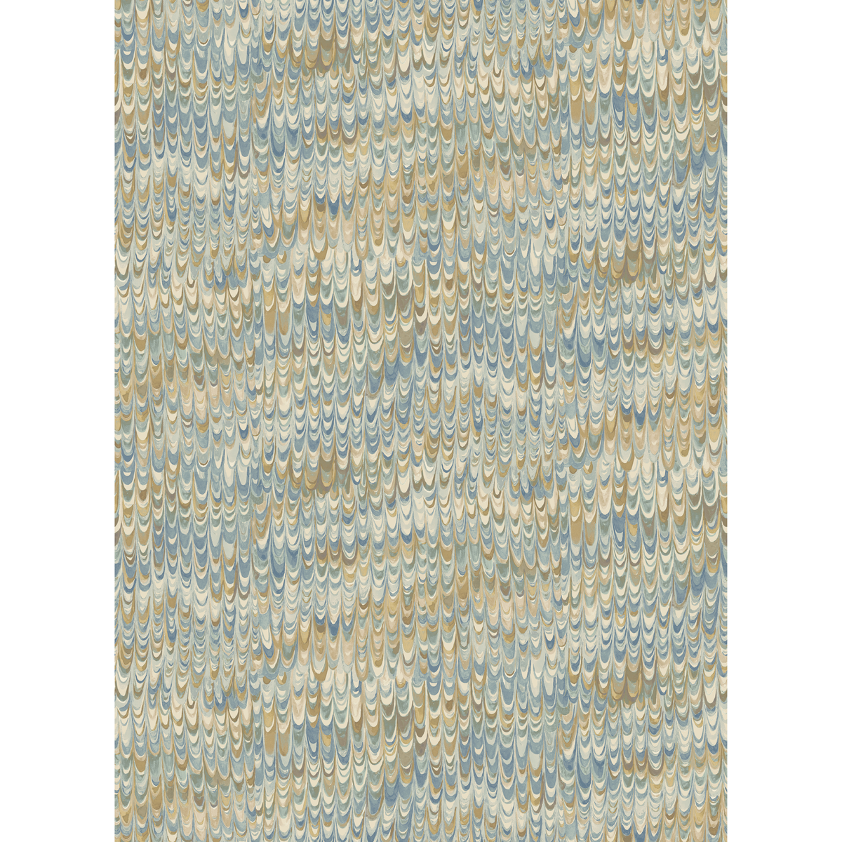 Mulberry Home | End Paper wallcovering - Blue/Sand
