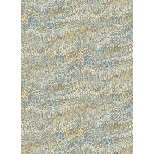 Mulberry Home | End Paper wallcovering - Blue/Sand