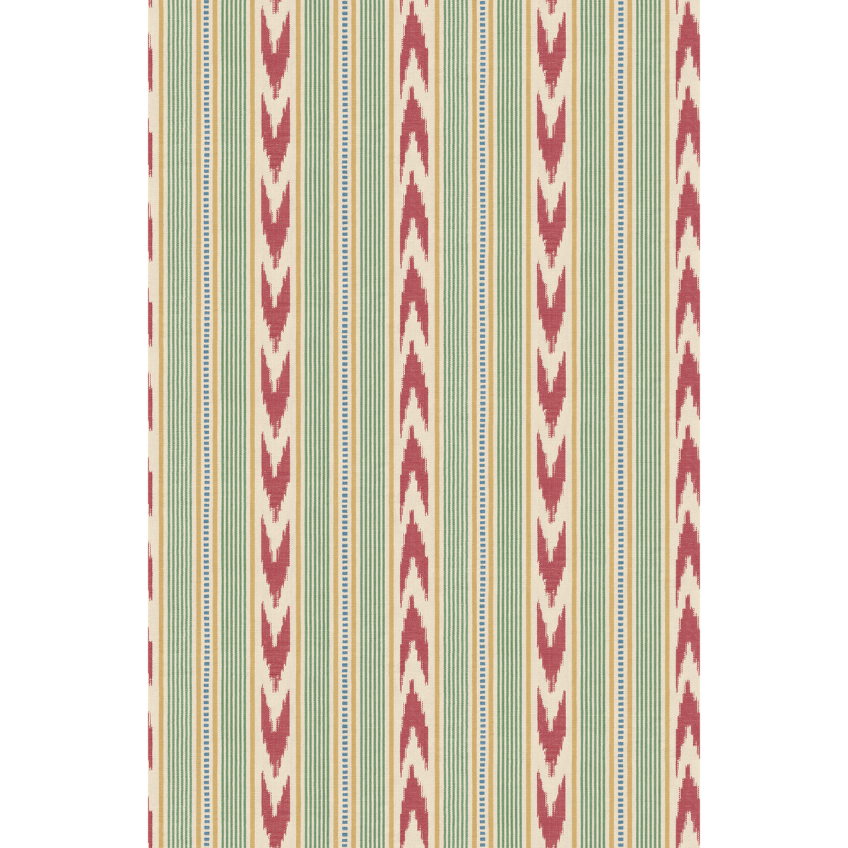 Mulberry Home | Newport Stripe wallcovering - Red/Green