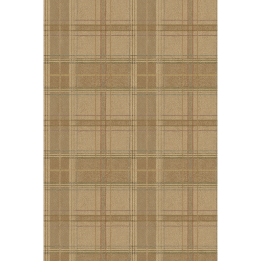 Mulberry Home | Shetland Plaid wallcovering - Antique
