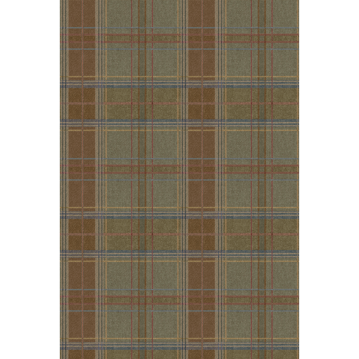 Mulberry Home | Shetland Plaid wallcovering - Lovat