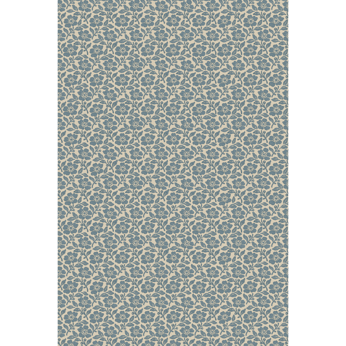 Mulberry Home | Martock Sprig wallcovering - Blue