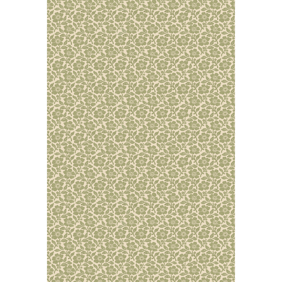 Mulberry Home | Martock Sprig wallcovering - Moss