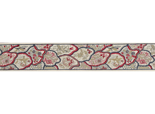 Pierre Frey Bordure les fleurs du bengale - Garance