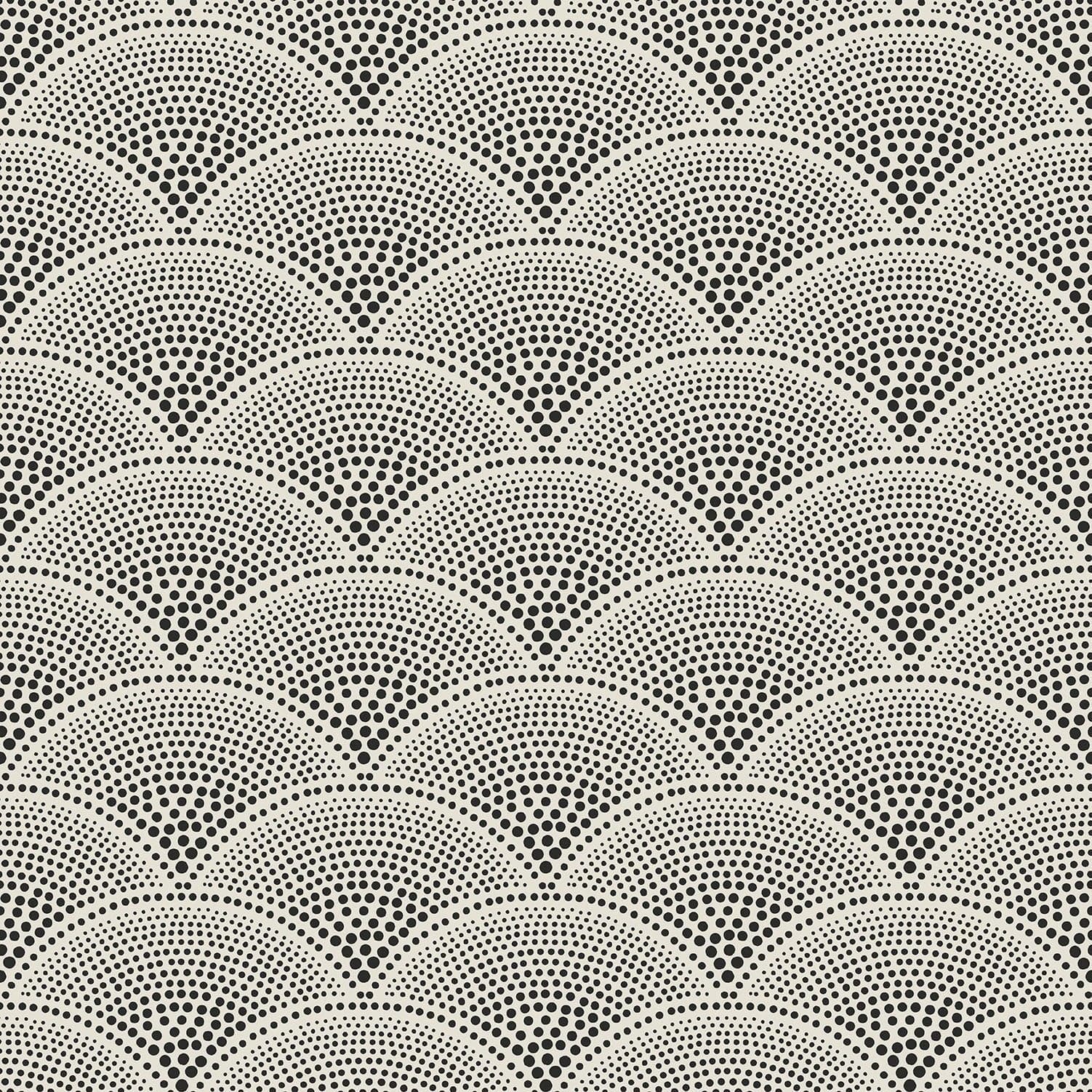 Cole & Son Feather Fan wallpaper - Black on White