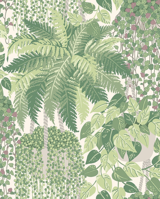 Cole & Son Fern wallpaper - Leaf Green & Olive