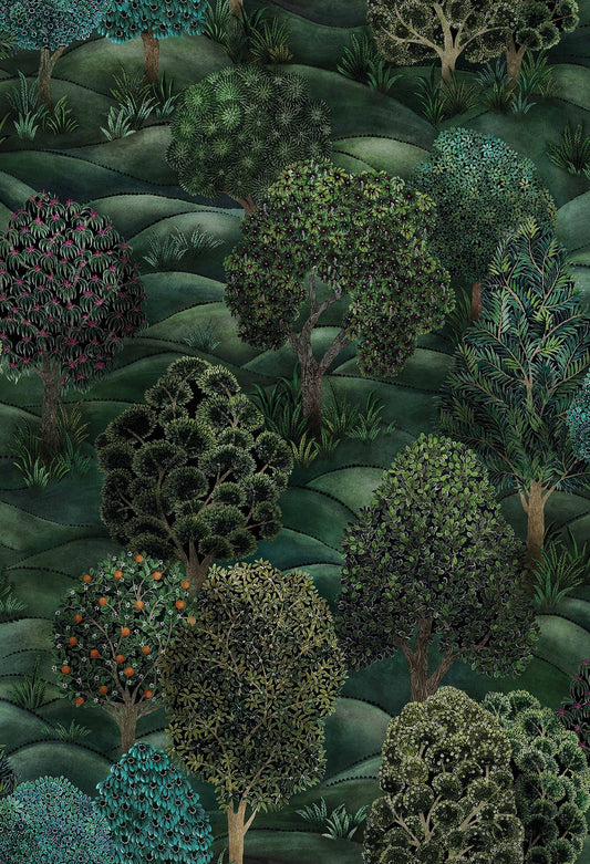 Cole & Son Forest wallpaper - Forest Greens