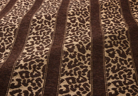 Pierre Frey Leopard Stripe - Espresso
