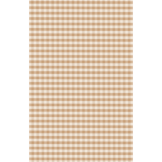 George & Minnie | Checkmate fabric - Barley