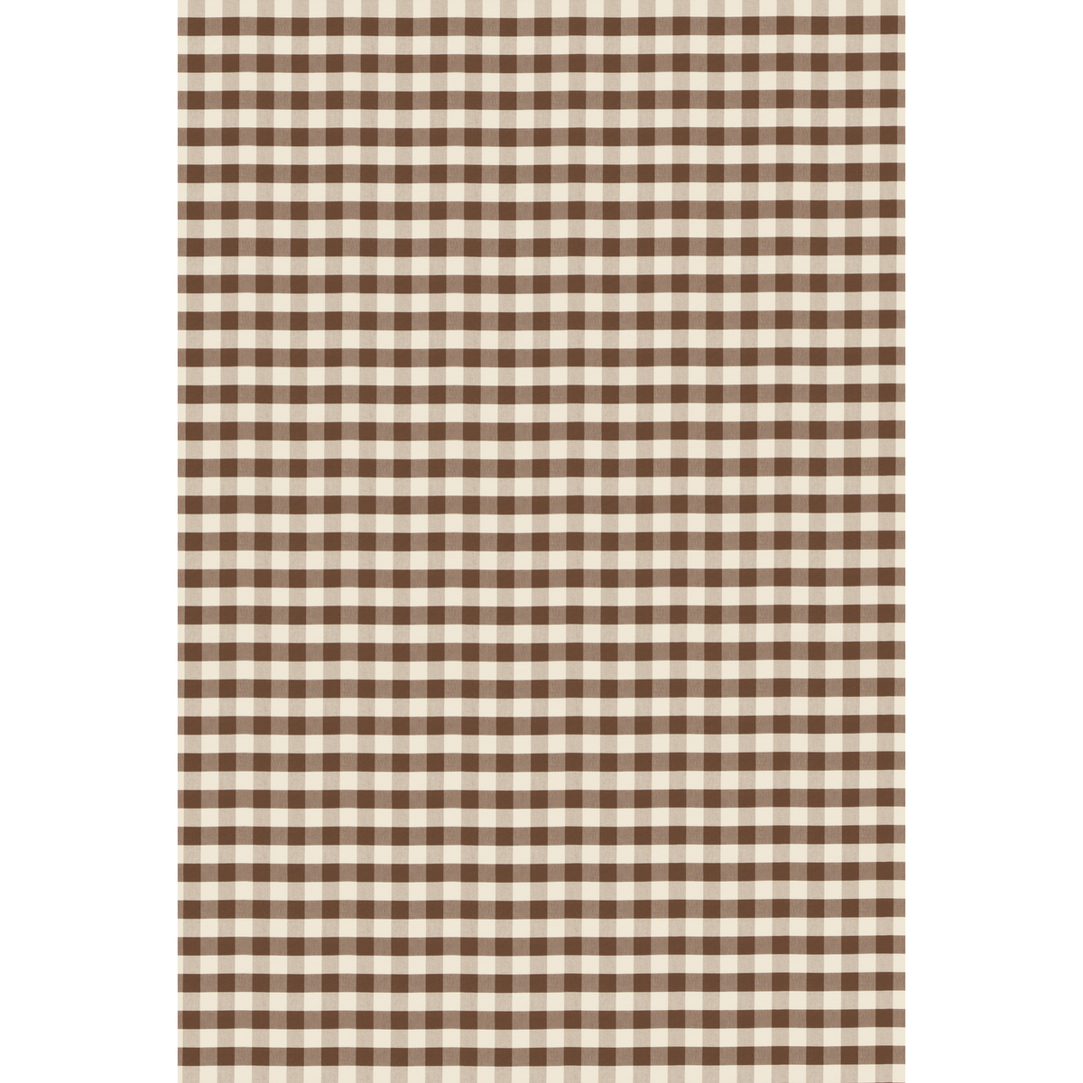 George & Minnie | Checkmate fabric - Walnut