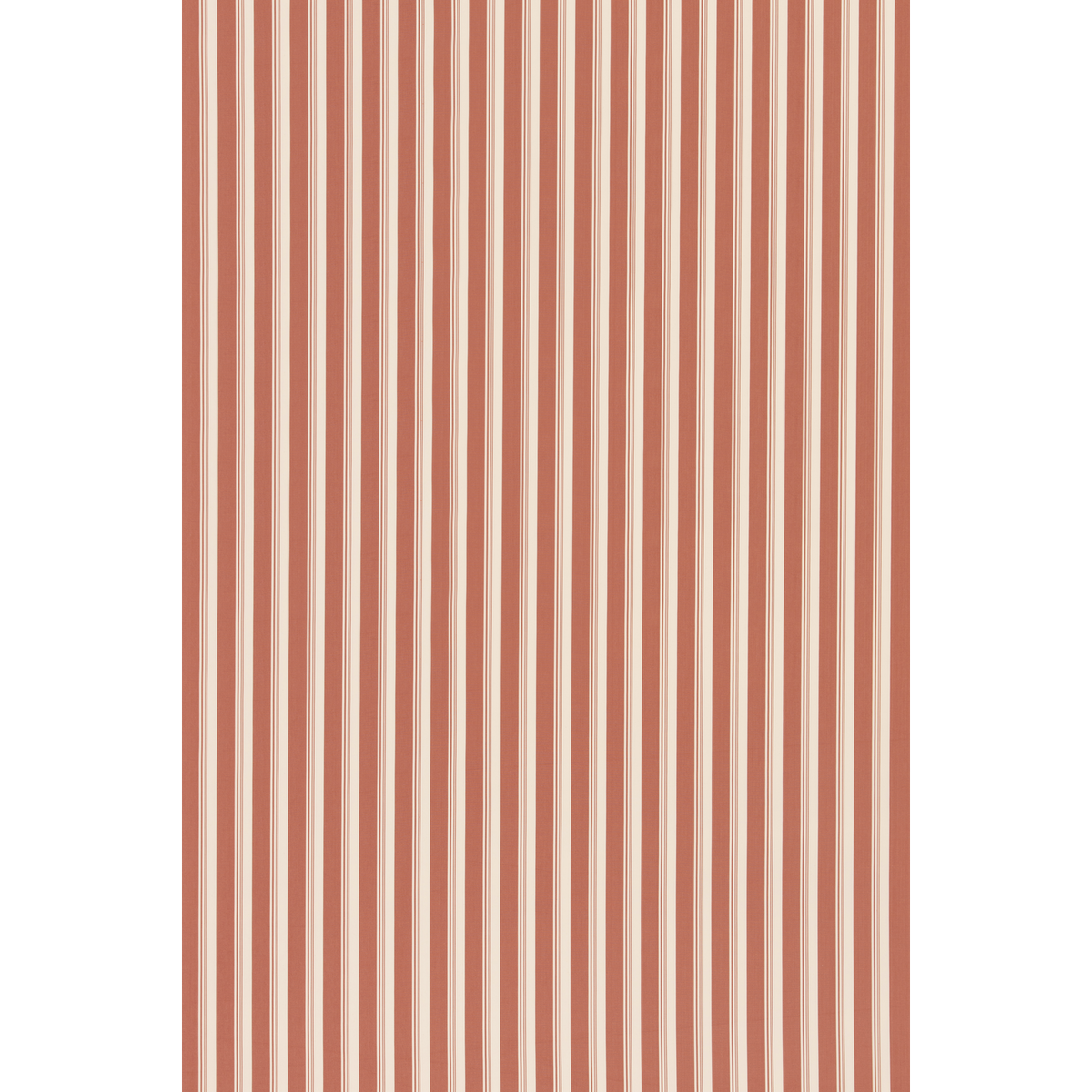 George & Minnie | Ribbon Stripe fabric - Terracotta
