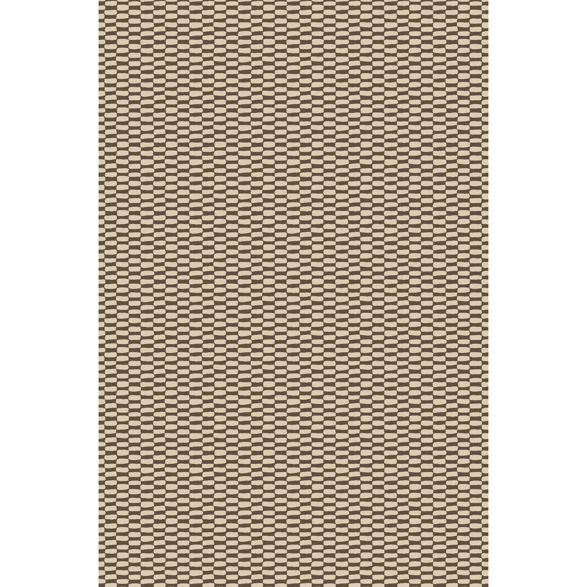 George & Minnie | Offset fabric - Walnut