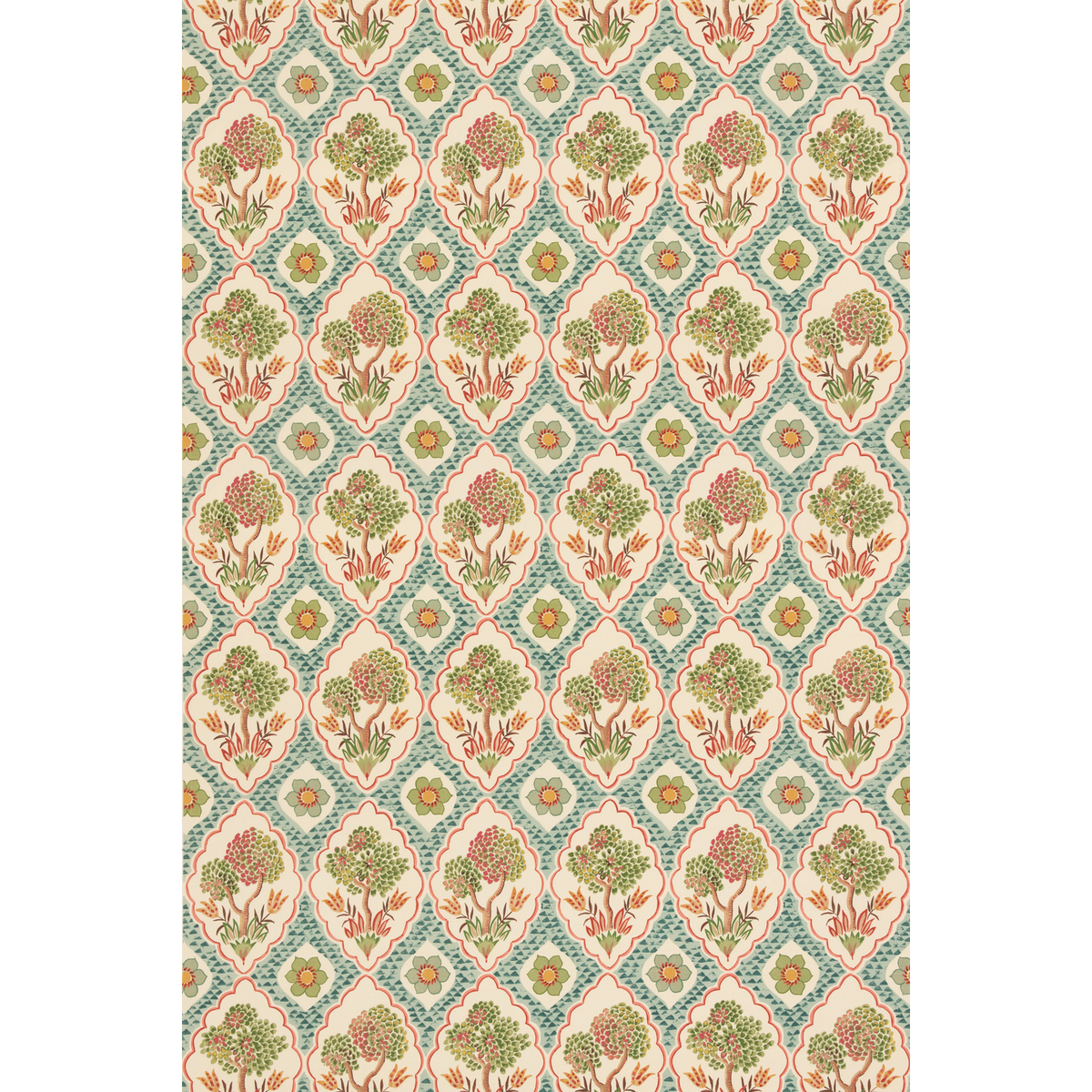 George & Minnie | Puzzlewood fabric - Aqua