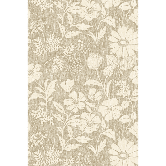 George & Minnie | Wild Meadow wallcovering - Barley
