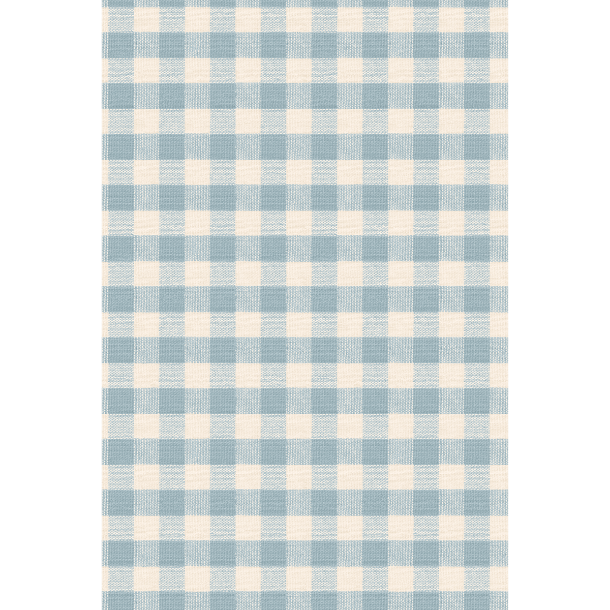 George & Minnie | Checkmate wallcovering - Chalky Blue