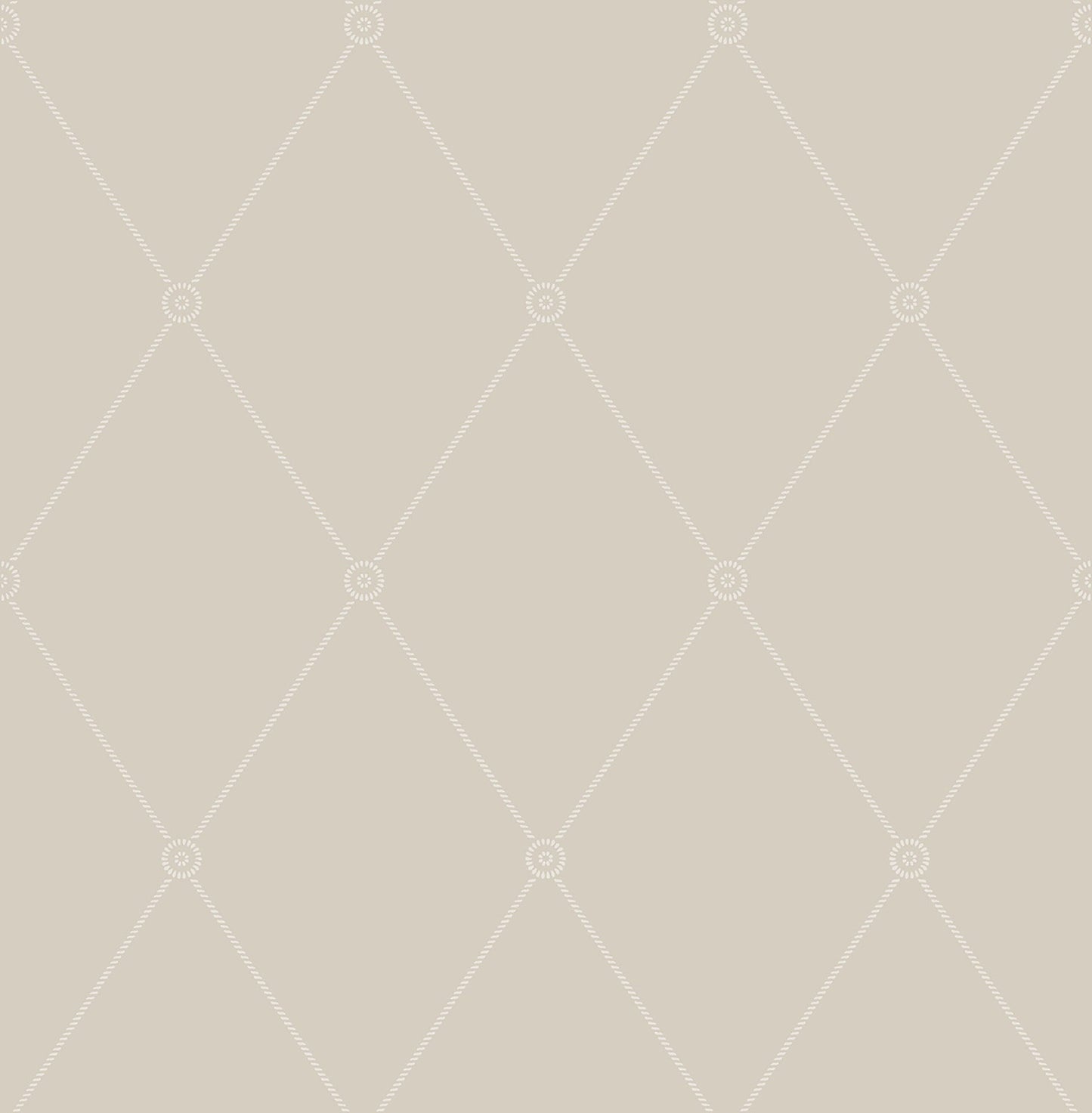 Cole & Son Large Georgian Rope Trellis - Linen