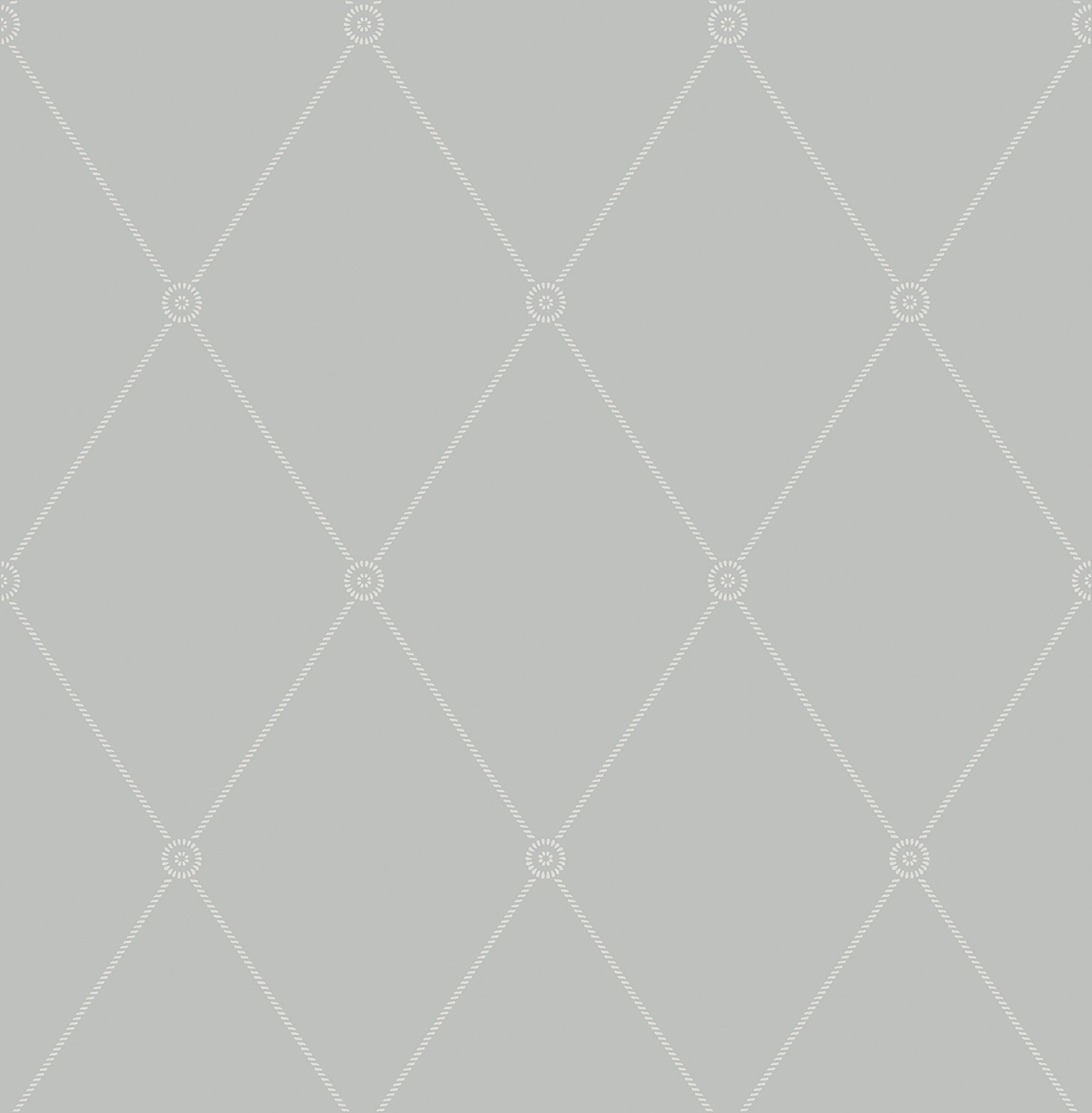 Cole & Son Large Georgian Rope Trellis - Grey