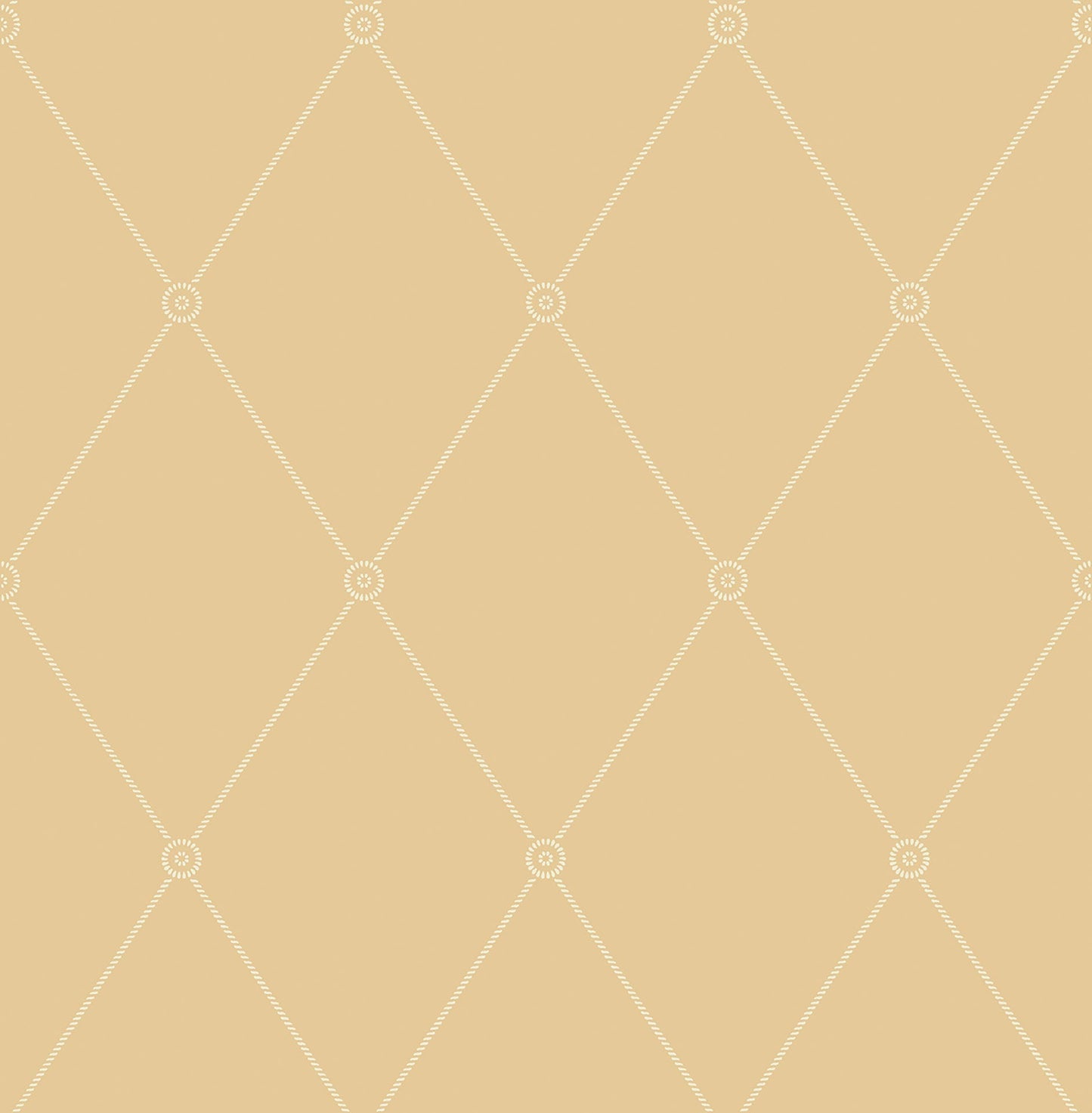 Cole & Son Large Georgian Rope Trellis - Ochre