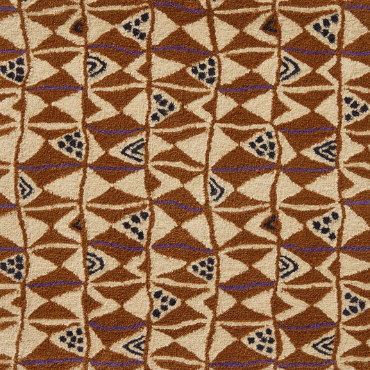 Pierre Frey Benin Fluffy - Marron/Crème