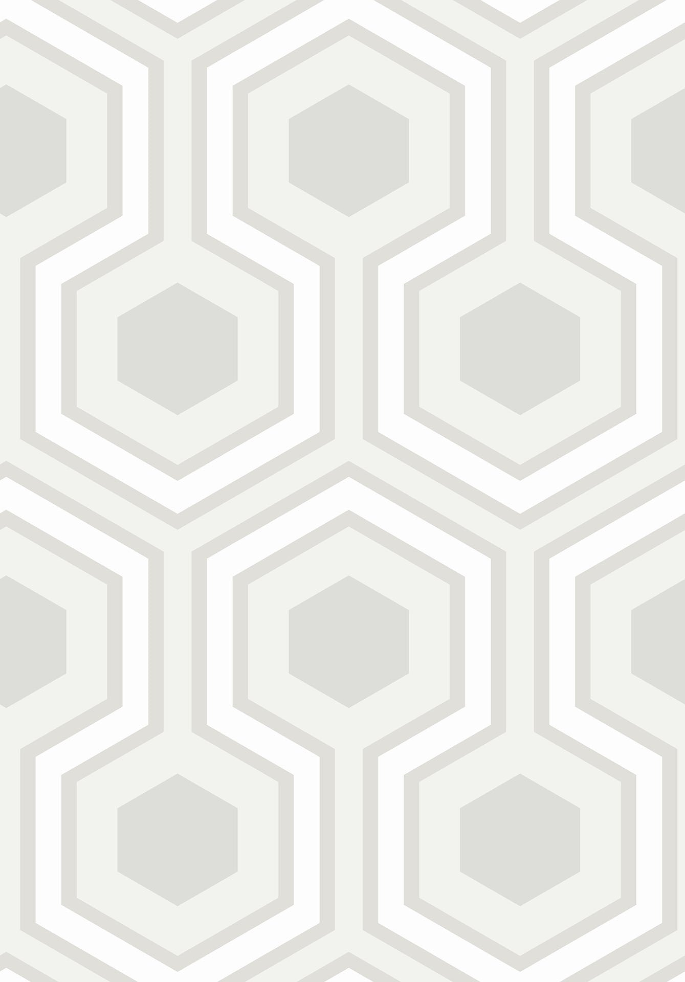 Cole & Son Hicks' Grand - Chalk & Dove on Shell