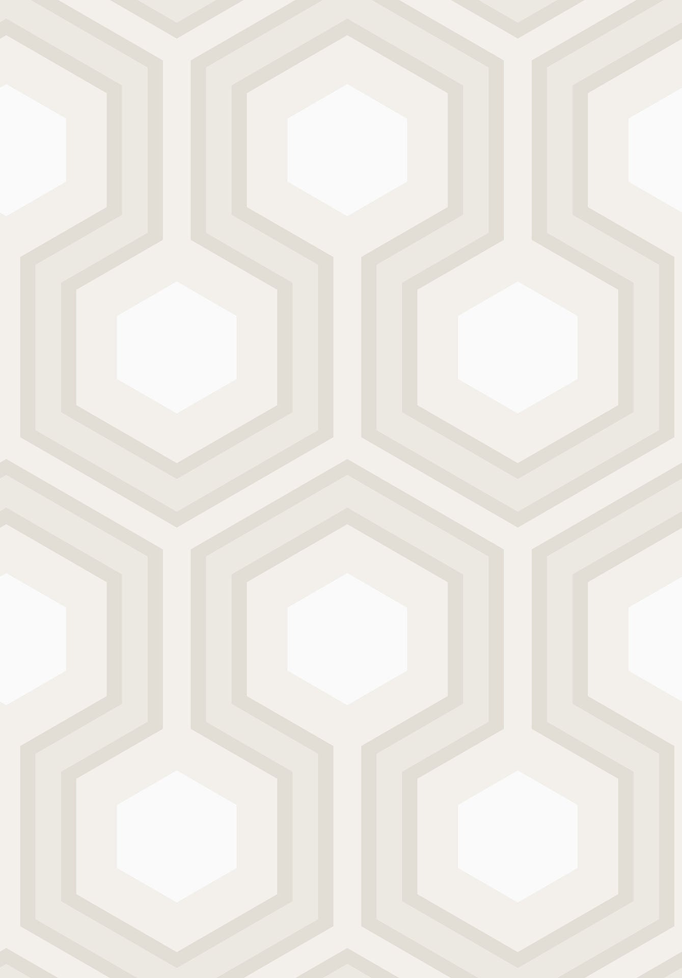 Cole & Son Hicks' Grand - Stone & White on Parchment