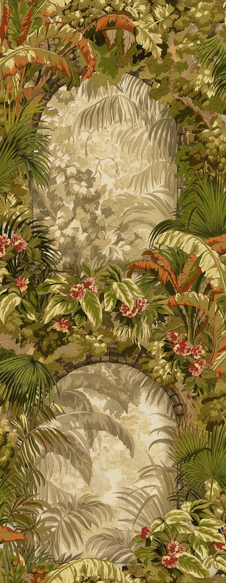 Cole & Son Hispalis wallpaper - Khaki Multi