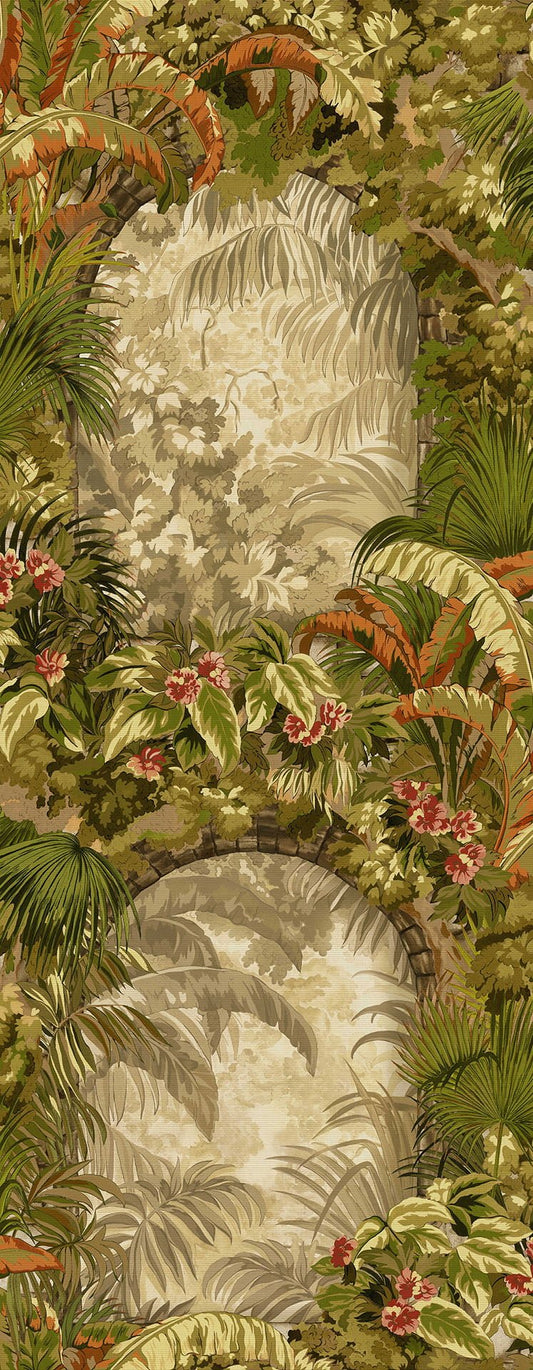 Cole & Son Hispalis wallpaper - Khaki Multi