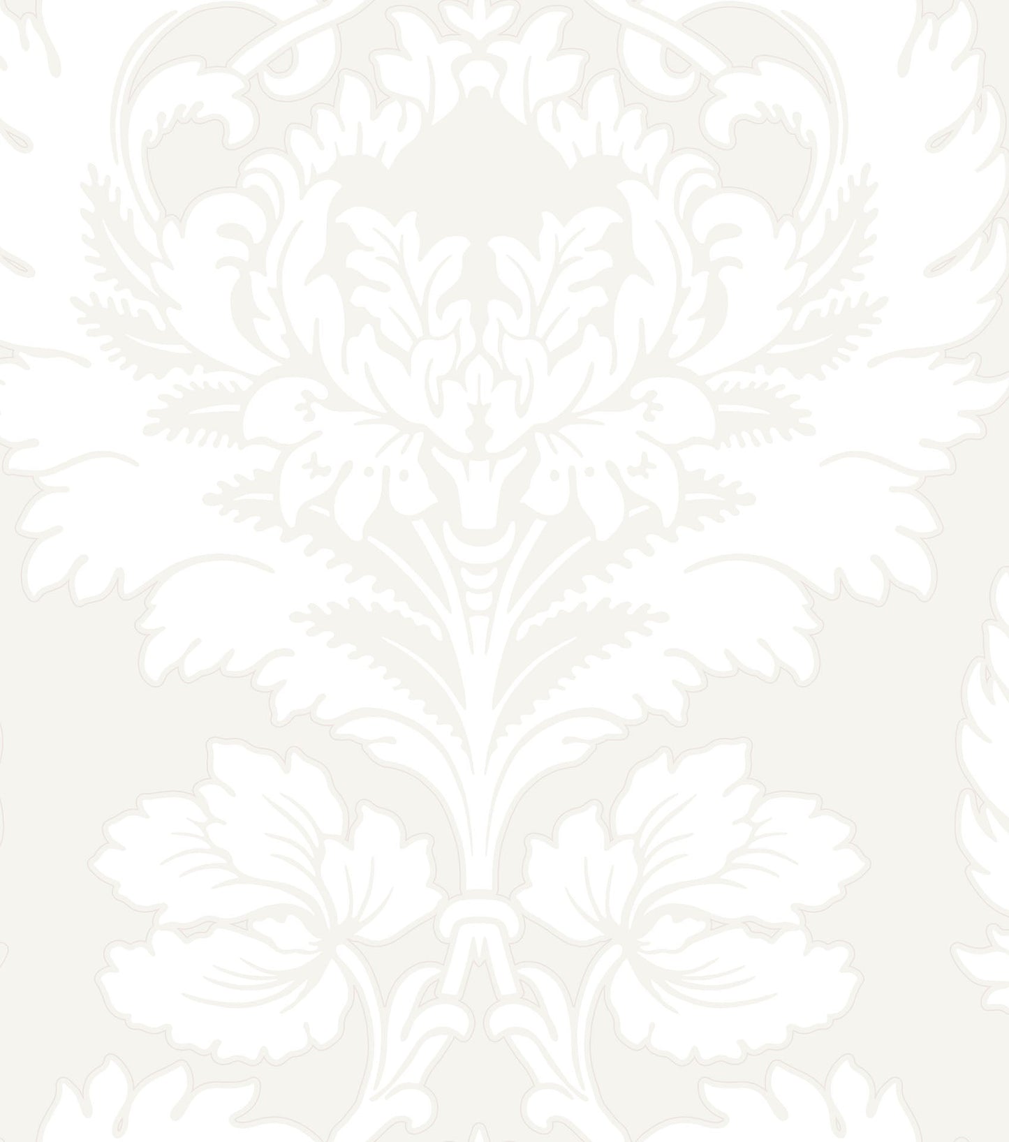 Cole & Son Hovingham - Chalk on White