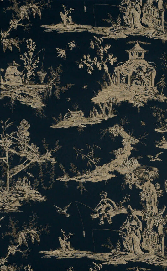 Pierre Frey Kanawa - Black Ivory