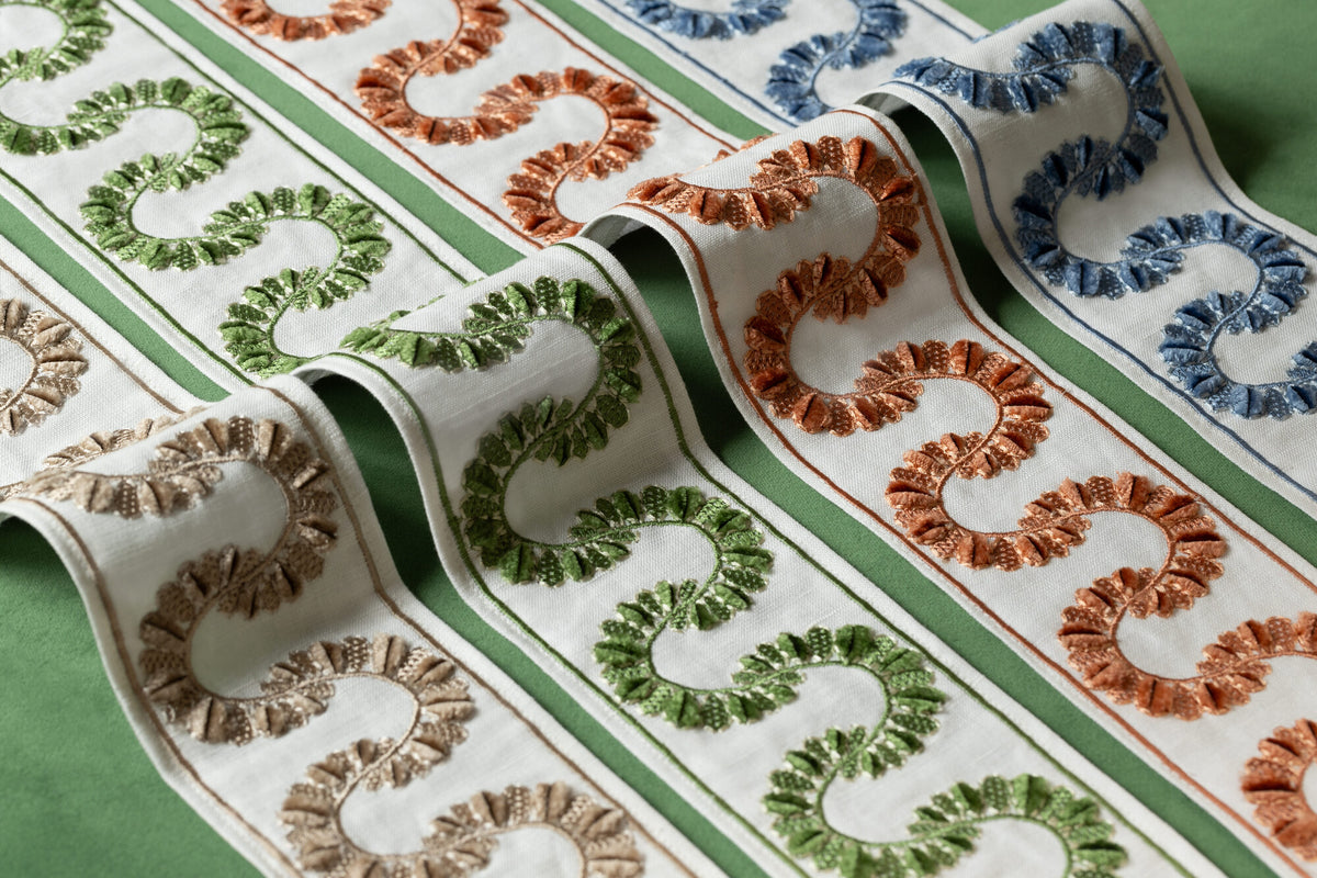 Samuel and Sons Ilana Embroidered Border — scenography