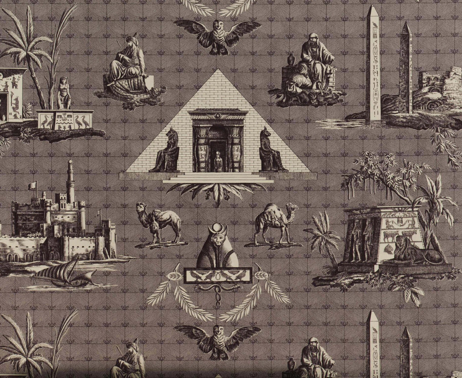 Pierre Frey Monuments D'Egypte - Original