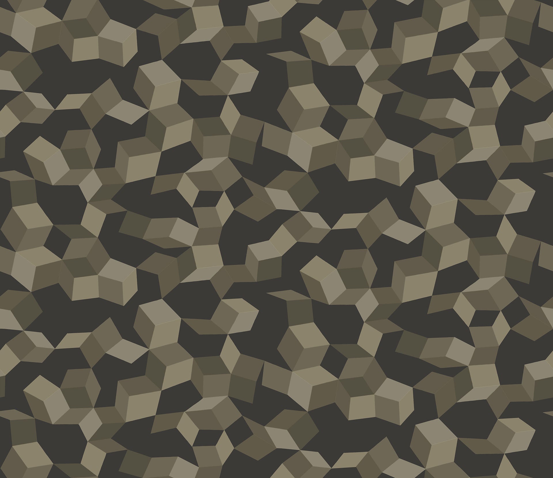 Cole & Son Ingot - Metallic Silvers on Charcoal