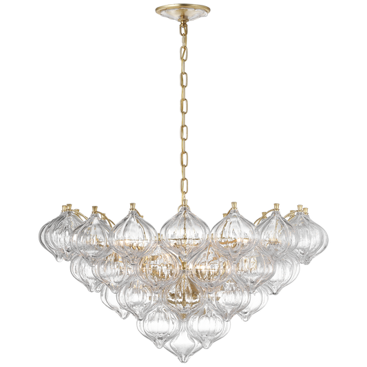 Visual Comfort | Julie Neill | Caselli 36" Basket Chandelier