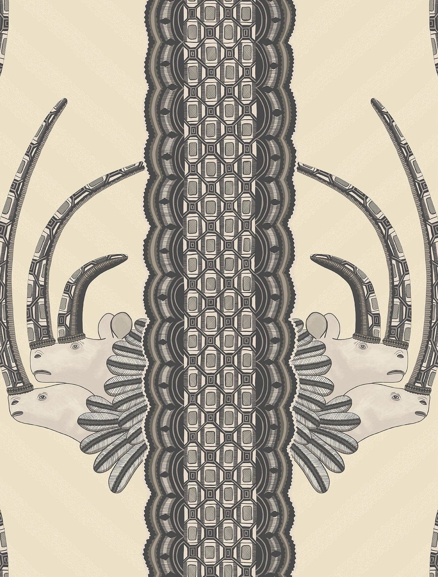 Cole & Son Jabu - Soot on Parchment
