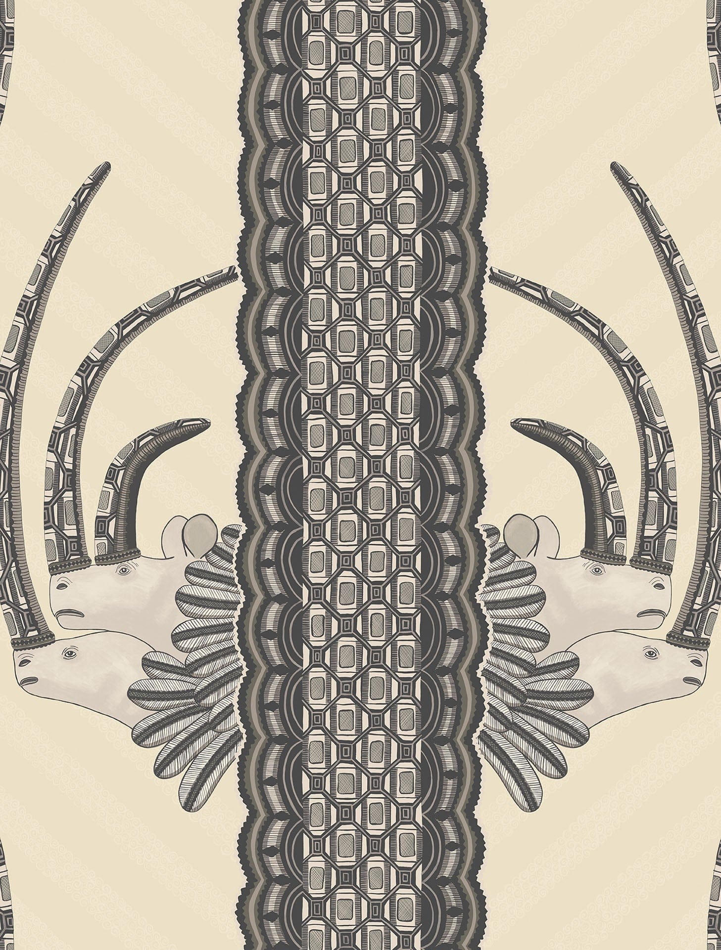 Cole & Son Jabu - Soot on Parchment