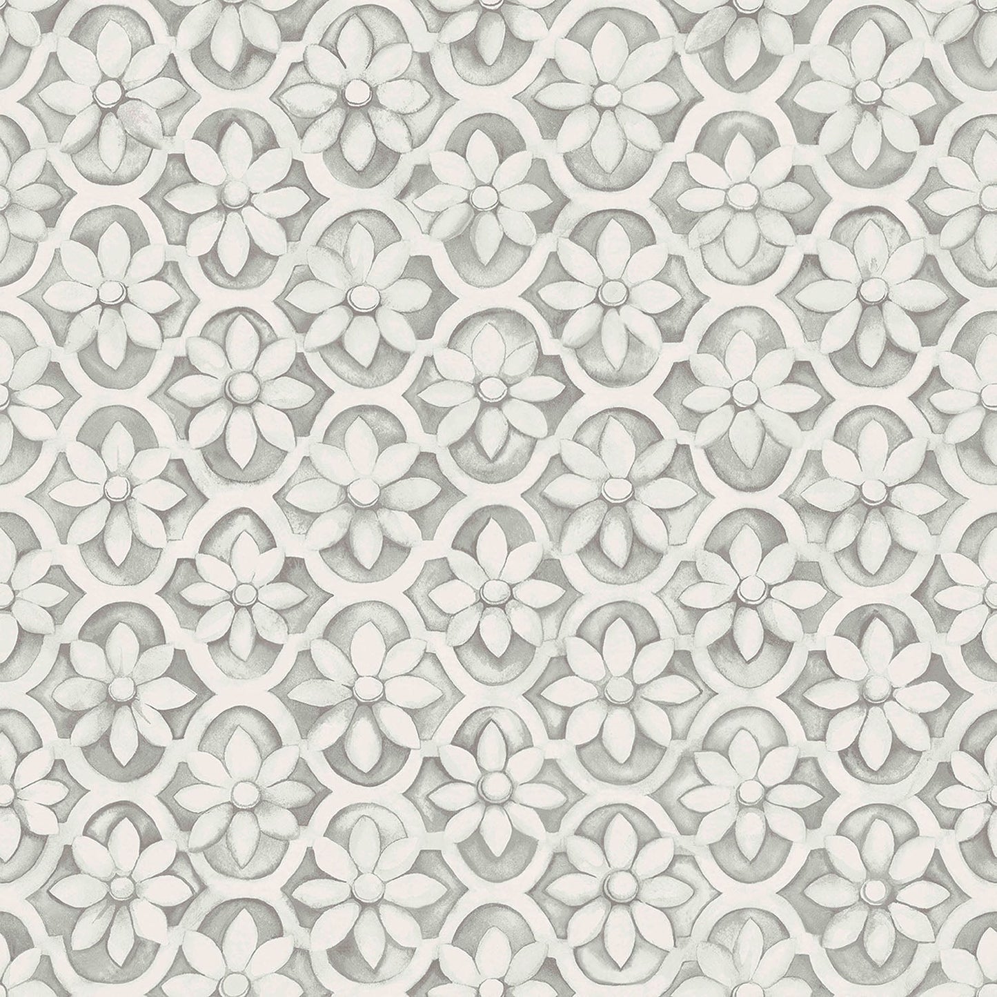 Cole & Son Jali Trellis wallpaper - Soot & Snow