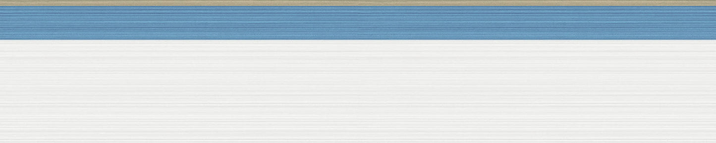 Cole & Son Jaspe Border - White, Hyacinth & Metallic Gold