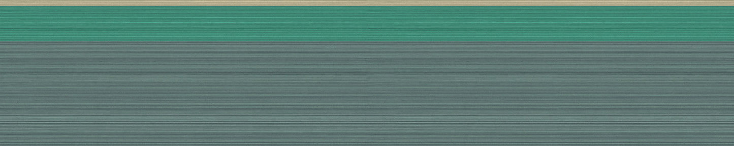 Cole & Son Jaspe Border - Viridian & Metallic Gilver
