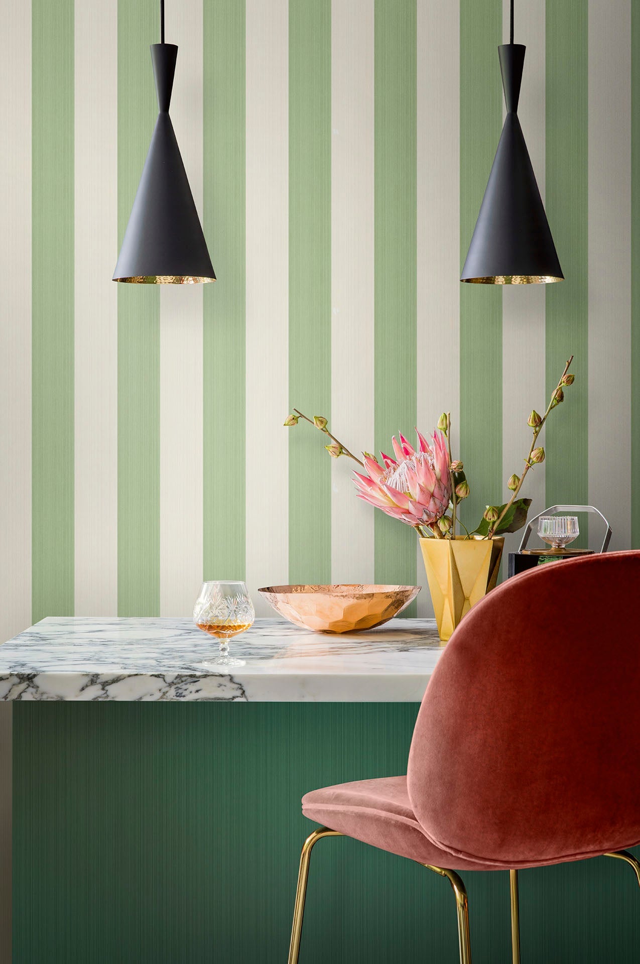 Cole & Son Jaspe Stripe - interior
