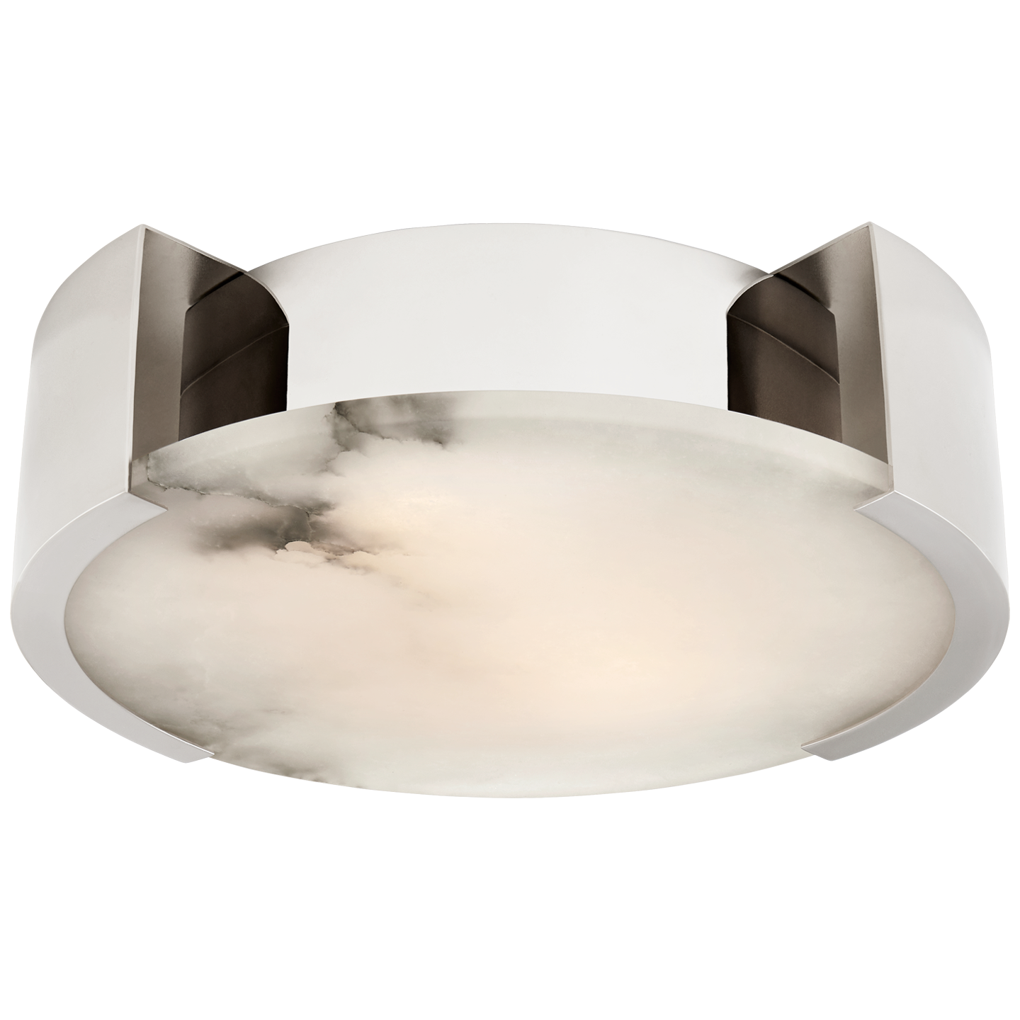 Melange Small Flush Mount - Polished Nickel