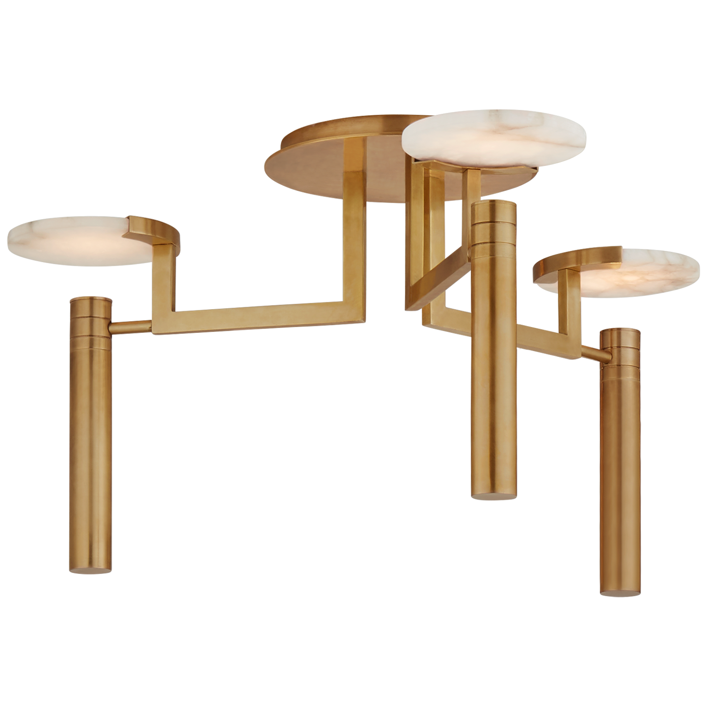 Visual Comfort | Kelly Wearstler | Melange Large Floating Disc Semi-Flush Chandelier