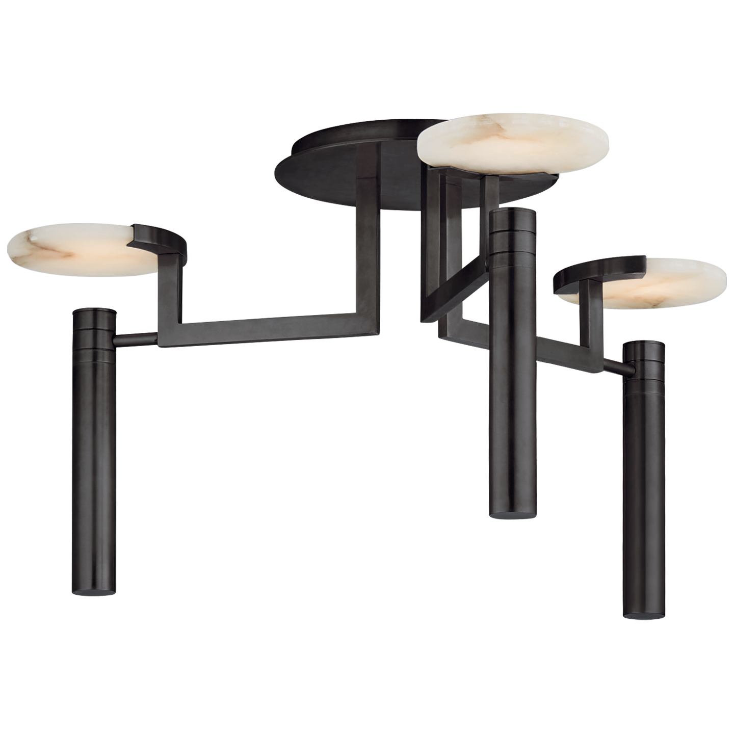 Visual Comfort | Kelly Wearstler | Melange Large Floating Disc Semi-Flush Chandelier